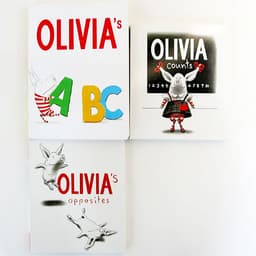 Olivia 유아용 보드북 3종