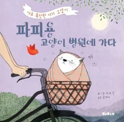 파피용 고양이 병원에 가다