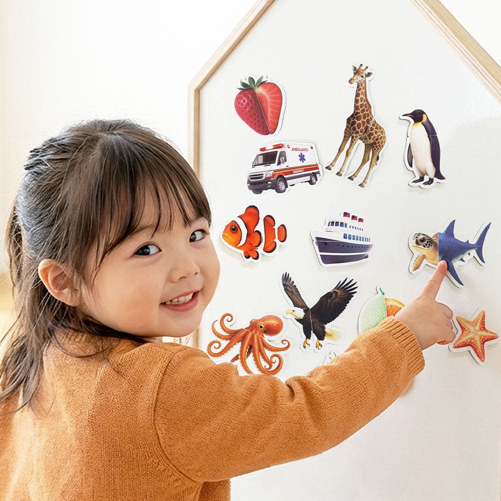 아리아띠 실사/그림 자석 퍼즐 골라담기