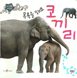 목욕을 해요 코끼리 이미지